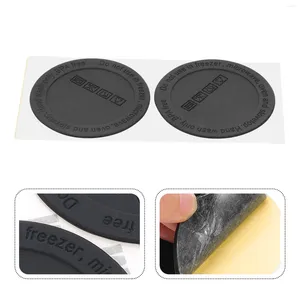 Wine Glasses 20 Pcs Adhesive Silicone Pad Pads Stainless Steel Tumbler Water Bottle Heat-resistant Cup Round Mats Silica Gel Lid