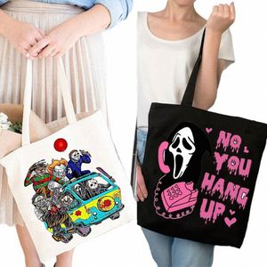 Borsa tote grande Halen Borsa regalo Halen Friends Borsa negozio regalo Halen Party Borsa negozio riutilizzabile Movie Killers W6MA #