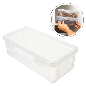 Тарелки, коробка для хранения хлеба, уплотнительный чехол для холодильника, квадратная канистра для фруктов, органайзер, держатель для холодильника, пластик