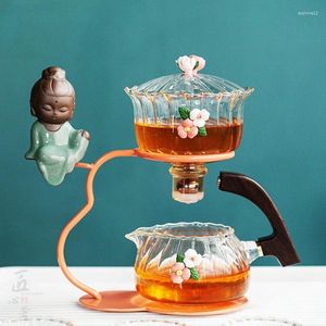 Teaware Sets Creative Teapot Glass Automatic Tea Making Household Scented Set Infuser Drinking