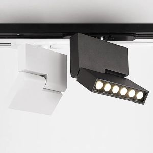 LED -spårbelysning justerbar spotlight väggljus AC110V 220V 30W taklampor lampor lampor för rumsbutik loft sovrum