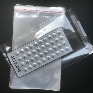100pcs Width 11cm Storage Bags Clear Self Adhesive Seal Plastic Packaging Bags Resealable Cellophane OPP Poly Bag Gift Bags