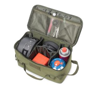 Sacos de grande capacidade saco de ferramentas com tira de suspensão externa malha interna bolso piquenique panelas kit organizador