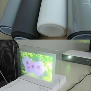ウィンドウステッカースナイス自己粘着広告3Dホログラフィックプロジェクションフィルムリアスクリーングッドエフェクト5色1.52x4m