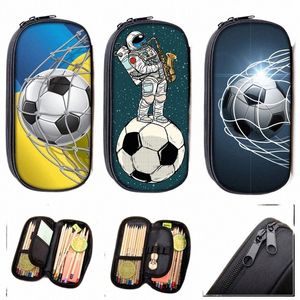 cool Soccerly / Footbally Stampa Astuccio per donna Astucci per cosmetici Borse da scuola per ragazzi Astuccio per bambini Astuccio per bambini Borse stazionarie