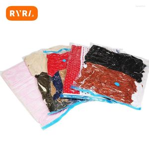 Storage Bags Vacuum With Valve Space Saving For Comforters Clothes Seal Bag Folding Compressed Cloth Blanket Organiz