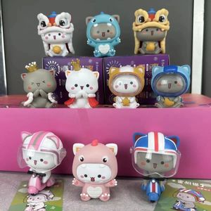 Mitao Cat 3 Season Lucky Cute Blind Box Toys Surprise Figure Doll Guess Bag Mystery Home Deroc 240325