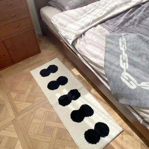 Tapetes de fibra de poliéster tapete de cabeceira cobertor de pelúcia tapete peludo para crianças quarto decoração tapete macio adolescente meninas berçário