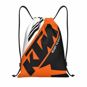 Redo att race Enduro Moto Cross DrawString väskor Fotboll Ryggsäck Gym Sackpack Motocycle Bike String Bag för övning Q7O2#