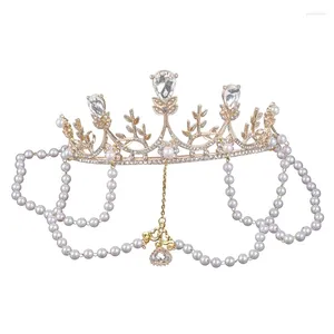 Party Supplies Multilayer Pearl Hair Accessory Gorgeous Wedding Princess Headdress