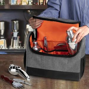 Borsa da bar per baristi Borsa da trasporto per baristi portatile con maniglia Kit di attrezzi per baristi Accessori per bar a casa Barista da viaggio 240325