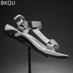 Sandals Summer Original Men Sandals Beach Shoes Wading Shoes Round Head Flat New New Nonslip Lightweight Wordoight