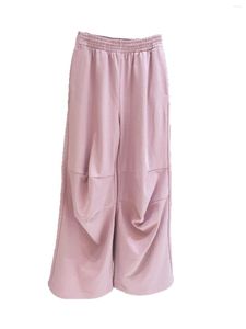 Calças femininas moda personalidade casual simples versátil confortável 2024 primavera e verão 1225