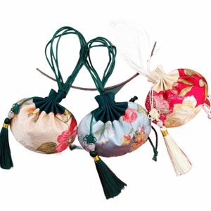 fr modello coulisse bundle tasca multifunzioni stile cinese sacchetto han tasca in tessuto carry bustina sacchetto di immagazzinaggio di gioielli V0dB #