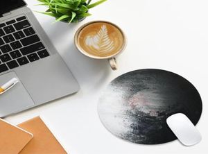 Astro Series Round Pluto pattern Mouse Pads Office Home Desk Accessories NonSlip Easy Cleaning Mouses Pad Wrist Rests for Women a66424244