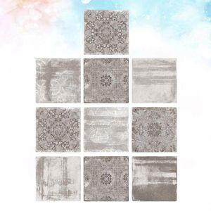 Wallpapers 10 pcs cozinha telha adesivo casca e backsplash fundo 30x30cm impermeável parede decalque piso para banheiro escritório