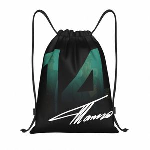 custom Also Motorcycle Race Drawstring Bags Men Women Lightweight Fernando Sport Car Sports Gym Storage Backpack L0pP#