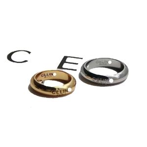 مصمم الفرقة مسمار الأظافر المجوهرات Midi Love Rings for Women Titanium Steel Seley Process Process Process Excedsists Neاد