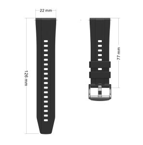 Силиконовый ремешок для быстрого выпуска 22 мм для Huawei Watch GT 4 3 2 46 мм/бегун/Ultimate Band для Samsung/Amabfit/Ticwatch/Suunto/Xiaomi
