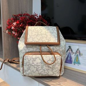 Design Shoulder Fashion Bag Store Free Shipping Spanish Niche Backpack Peach Silk Bear European and American Mens Womens 620029