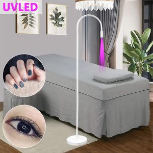 Cola Uv UV Ultravioleta LED Lâmpada de cura Beauty Beauty Beauty Sylehash cílios falsos cílios de enxerto Passo Passo de troca mudo Lâmpada de piso Lâmpada