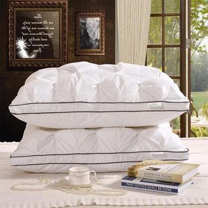 Pillow Soft Feather Velvet Breathable El/Home Pillows For Bedroom Anti-moisture Anti-wrinkle Anti-moth Down