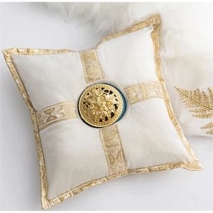 Middle East Luxury Ceramic Incense Burner Pillow Censer Holder Creative Golden Cushion Home Tea House Yoga Accessories 30x30cm