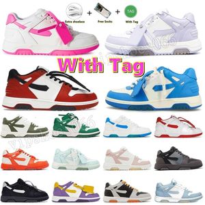 Top Quality Offes OG Shoes Designer OFF Sneakers Out of Office Originals Pink White Purple Trainers Platform Shoe Mens Women Loafers 36-45