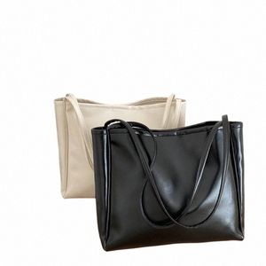 новая модная большая сумка, простой темперамент, западный стиль, большая вместительная сумка на плечо, повседневная сумка для магазина, роскошная дизайнерская сумка e1B4 #