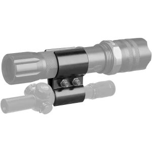 Aluminum Alloy LED Flashlight Mount Bracket Flash Torch Holder Front Light Clip Clamp Lantern Tactical Hunting Gun Accessories