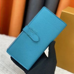 Wallet Card Designer Luxury Womens Designer Plånböcker Vertikala mynt Purses Classic Long Card Holder Ladies Versatile Leather Bag Isiv