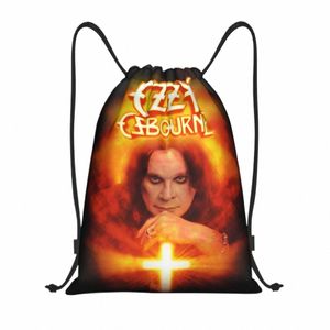 Ozzy Osbourne Heavy Metal Band Rock Drawstring Ryggsäck Sport Gym Bag For Men Women Prince of Darkn Shop Sackpack J9DP#