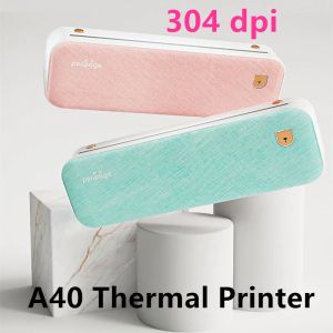 Peripage A4 203DPI 304DPI Impressora portátil Printina de transferência de tatuagem térmica Multifuncional 2-4 '' Photo Label PR PC Mobiles