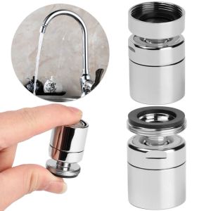 Home-Tap-Wasserhahn Luftsprühspülung Spüle Luftfahrt 360-Grad-Schwenk-Tippdüse spritzsicherer Bubbler-Küche Sparwasserdüse