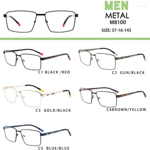 Sunglasses Frames SeeSooo Prescription Glasses For Man Big Eyeglasses Metal Optical Frame Men's Eyewear Wholesale In High Quality Spring