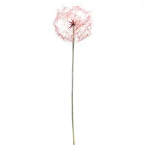 Dekoratif Çiçekler Simülasyon Karahindiba Çiçek Tek Şube Yapay Vazo Düzenleme Aksesuarları Bahçe Düğün Evde Oturma Odası Dekor