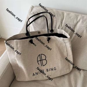 Anine Bings Bag Designers Shoulder Anime Bags Large Capacity Tote Bag Straw Woven Annie Beach Bag Shopping Bag Letters Ab Tote Outdoor Bags Fashion Anine Binge Bag 812