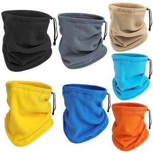 Bandanas esportes de inverno bandana térmica meia máscara capa facial caminhadas ciclismo treinamento snowboard esqui pescoço mais quente gaiter tubo cachecol feminino