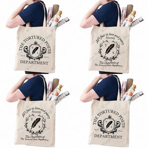 1pc The Tortured Poets Department, Swiftie Gift patternTote Bag Canvas Shoulder Bag, Women's Reusable Shop Bag N7Jy #