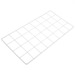 Ramar po ram display grid panel bild vägg metall hängande dekor vit dekoration