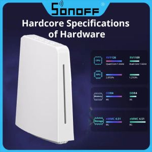 Kontrola Sonoff Ihost Smart Home Hub Wi -Fi Wireless Gateway Zigbee Standard Protocol Smart Scene Scene Security Sensor System Home System
