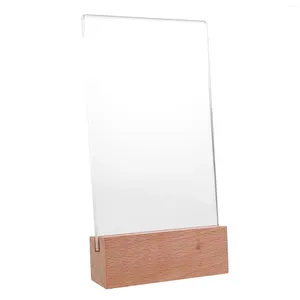 Decorative Plates Acrylic Stands Display Pocard Holder Trapezoidal Diploma Table Rack Certificate Sign Base