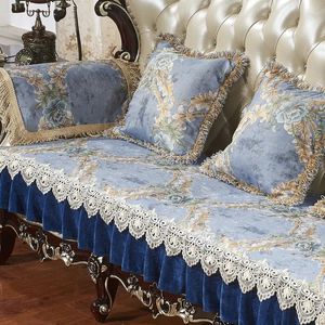Chair Covers European Jacquard Sofa Cushion Luxury Cover 1/2/3/4 Seat Towel Anti-slip Living Room Decoration Couch Home Decor