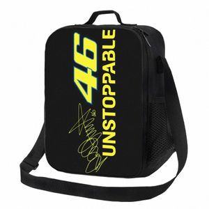 Rossi Isolierte Lunchtasche für Damen, Motorrad, Rennsport, Kühler, Thermo-Bento-Box, Büro, Picknick, Reisen d0wO#