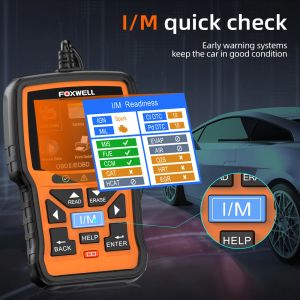 Foxwell NT301 CAR OBD2 Otomotiv Tarayıcı Canlı Veri Kontrol Motoru Işık Profesyonel Tamirci OBDII Teşhis Kodu Okuyucu Aracı