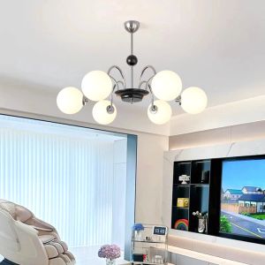 Moderne Dine Esszimmer Anhänger Lichter Innenbeleuchtung Deckenlampe hängende hängende LED -Kronleuchter für Wohnzimmer Innenleuchte