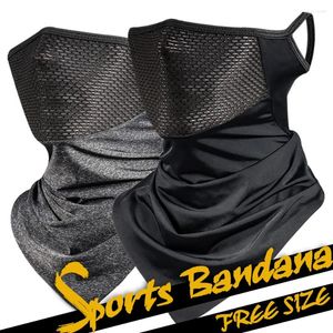 Bandanas gobygo yaz balaclava bisiklet sporları yarım tam yüz maske erkekleri yürüyüş bisiklet nefes alabilen koşu eşarp