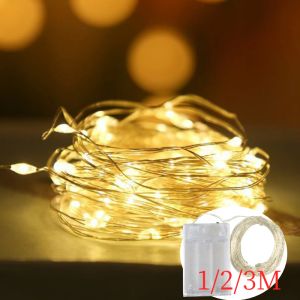 Christmas Lights Battery-Operated Garland String Light Waterproof Fairy Lights for Christmas Wedding Party Decoration