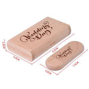 Type-C Wood USB Flash Drive 128 ГБ бесплатно настраиваемое логотип палочка для памяти