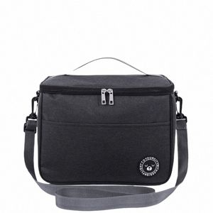 portable Lunch Bag Thermal Insulated Lunch Box Tote Cooler Handbag Waterproof Backpack Bento Pouch Company Food Storage Bags k8rW#